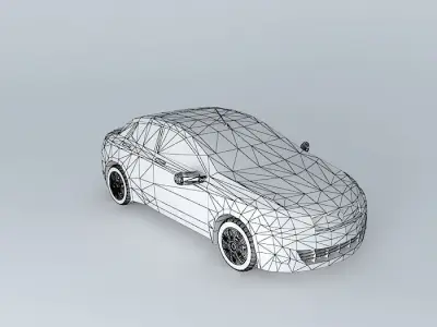 Proton Saga 2013 Concept 1 3 Standard Free 3D model