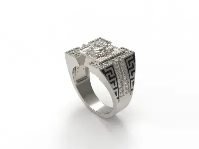 vers fashion ring for man 3D print model