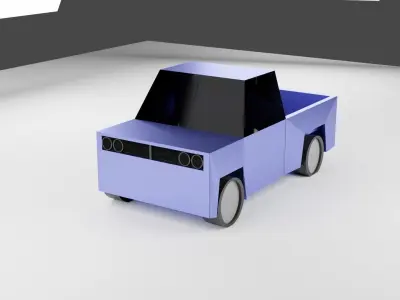 City pack Low-poly 3D model