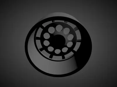 KIMERA EVO 037 scalable and printable rims 3D print model