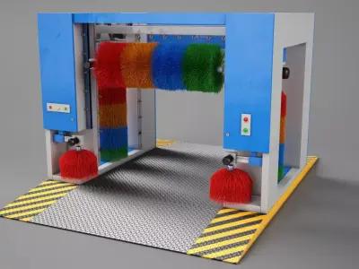 Car Wash 3D model