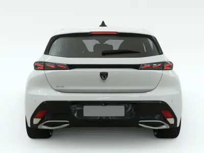 Peugeot 308 2022 3D model 3D model