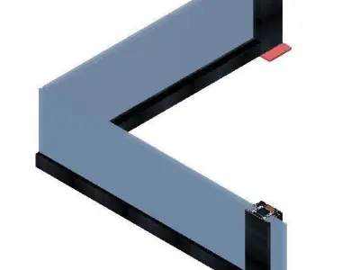 3D PORCH glazing design  3D print model