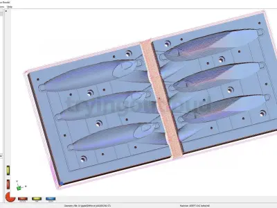  40-250 Gr DM Force Slow Pitch Metal Jig Mold Packs 3D print model
