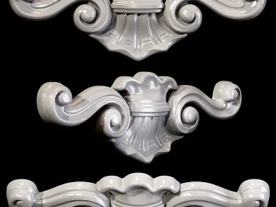 Classic carved 022 3D model