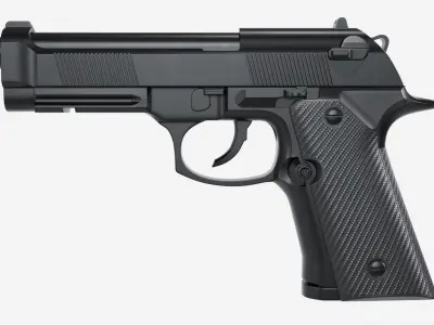 Airgun BB pistol 3D model