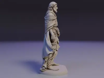 statue 3D print model