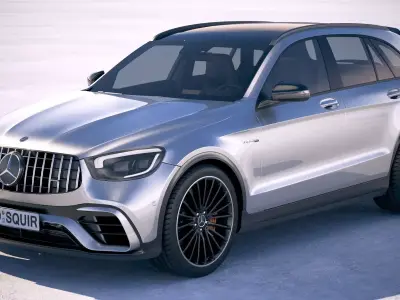 Mercedes-Benz GLC63 S AMG 2020 3D model