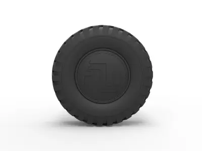 Offroad wheel 30 3D print model