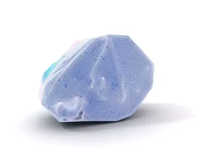 Mystic Prism Crystal model pack Low-poly 3D model