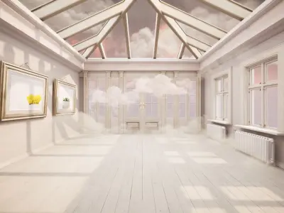 Dreamy Cloud Gallery Place 3D model