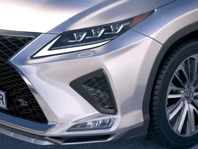 Lexus RX F sport 2020 3D model
