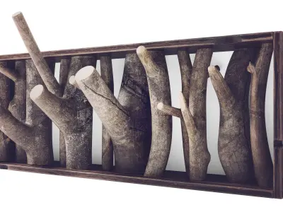 Branch hanger n1  3D model