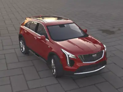 Cadillac XT-4 2023 STL 3D print model
