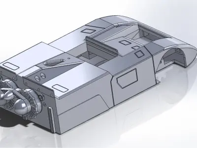 Kit Chaparral 2J Can Am slot car  3D print model