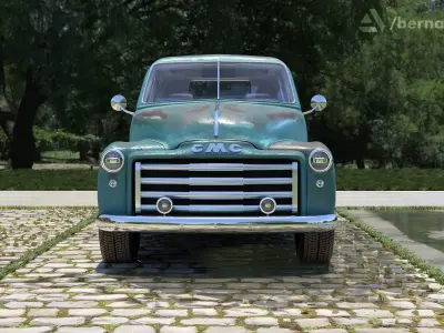 GMC 1953 pickup 3D model