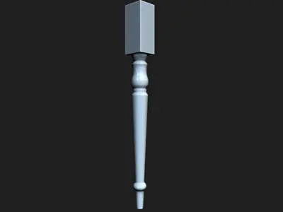 25 Table Legs IMM Brushes Vol 1 Low-poly 3D model