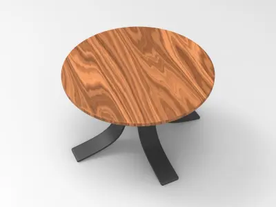Yaqu Coffee Table Low-poly 3D model