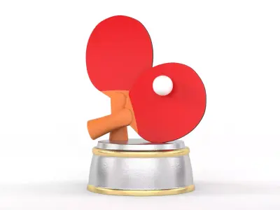 Ping Pong Trophy 3D model