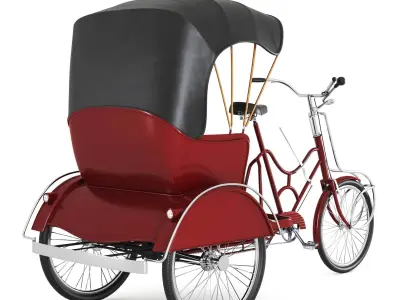 Taipei victory pedicab 3D model