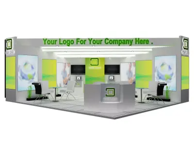 Booth Exhibition Stand a557a  3D model