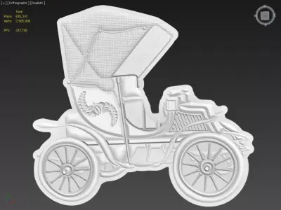 Vintage Car Model  3D model