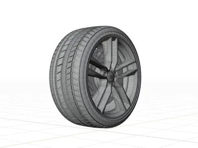 Audi RS6 Avant 2015 Wheel 3D model