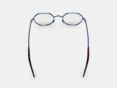 Dupree Eyeglasses in Brushed Ink 3D model