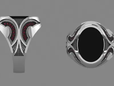 NEO MAN RING MODEL15 3D print model