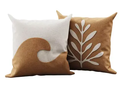 Decorative Pillows v2 3D model