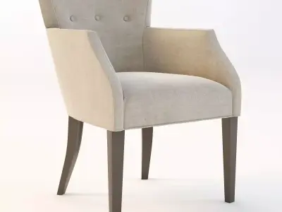 Modern Luxury Occasional Chair 92017 3D model