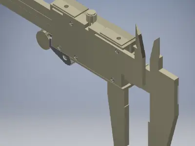 Electronic calipers 3d model 3D model