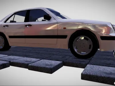 Classic Sedan 3D Model 3D model