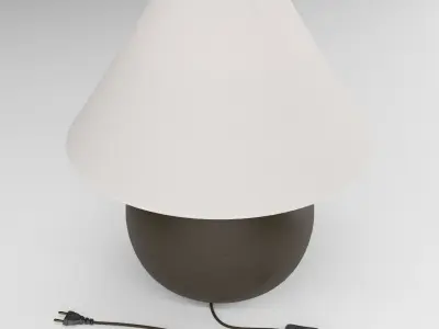 MCGEE and CO Tess Large Ceramic Table Lamp 3D model 3D model