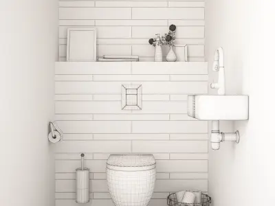 Bathroom 17 3D model