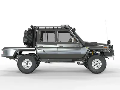 Toyota Land Cruiser Series 79 2023 Double Cab Arb Edition  3D model