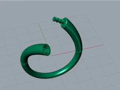 diamond pearl ring pr0057 3D print model