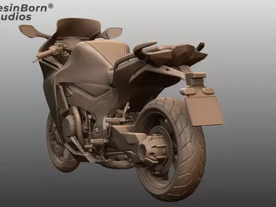2019 Honda CRF 1000L Africa Twin ABS  3D print model
