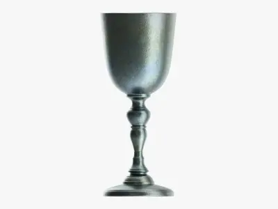 Metal goblet 3D model