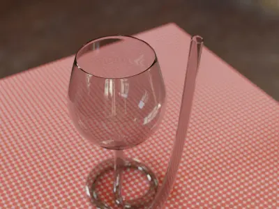 Cool glass  Free 3D model