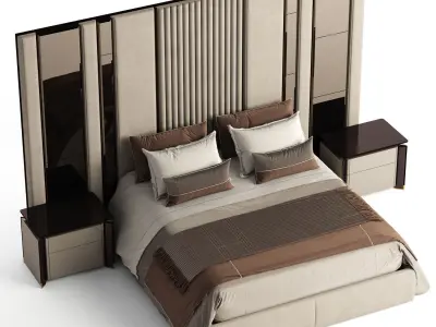 Elve luxury bed 3D model