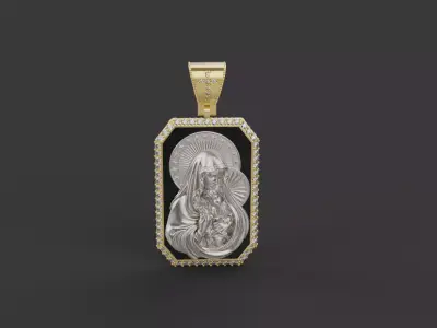 Saint Maria Pendant 17066 3D print model