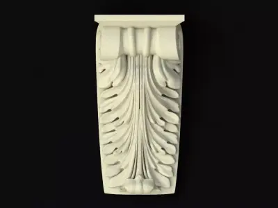 pilaster decorative corbel 3D model
