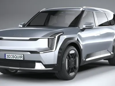 Kia EV9 2024 3D model
