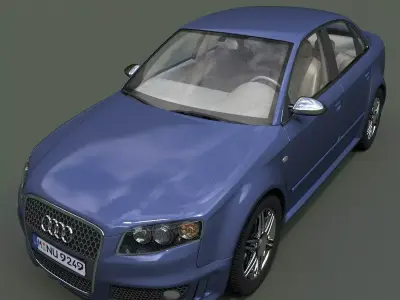 Audi RS4 3D model