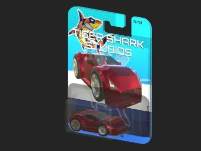 TOY CAR Low-poly 3D model
