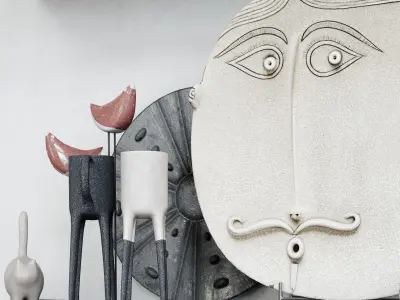 Decorative set K1 3D model