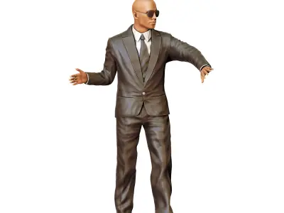 N1 Bodyguard taking care of celebrity 3D print model