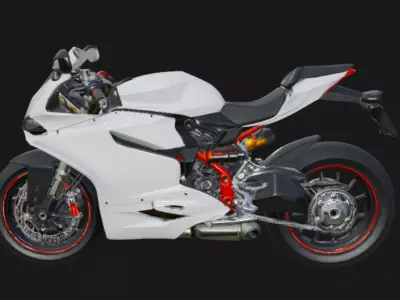 Ducati 1199 Panigale 2012 3D Model 3D model