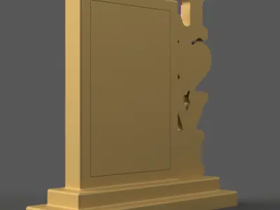 LOVE Photo Frame 3D Model STL for Gift and Decoration 3D print model